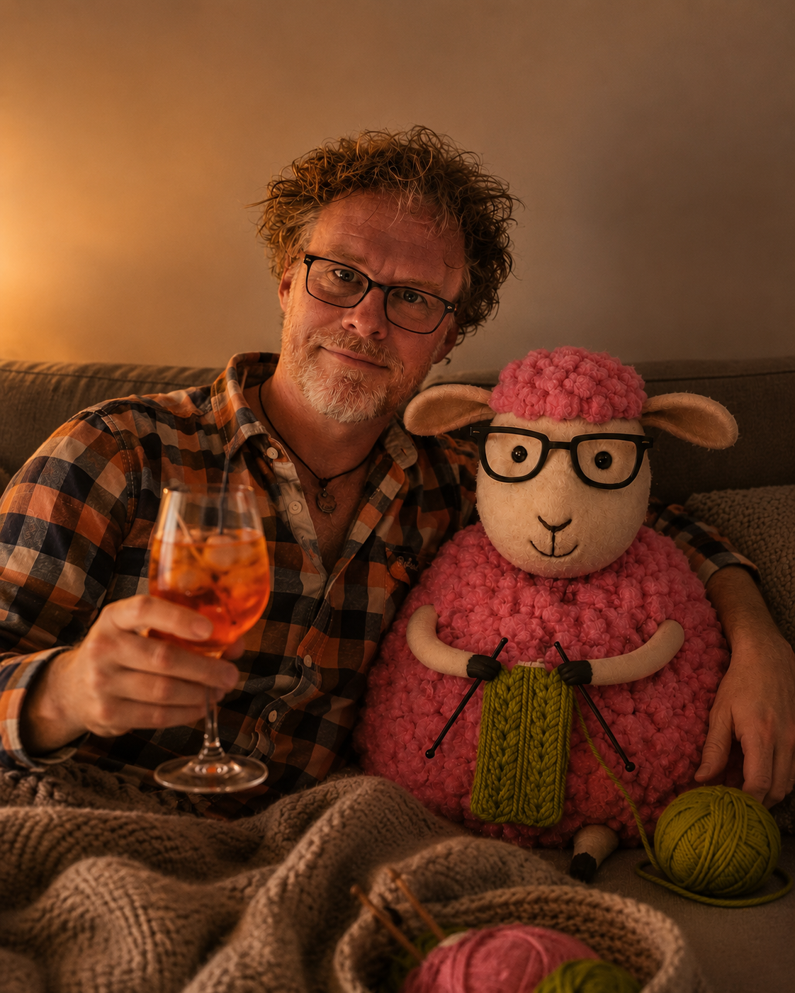 Jan mit dem Rosa Schaf